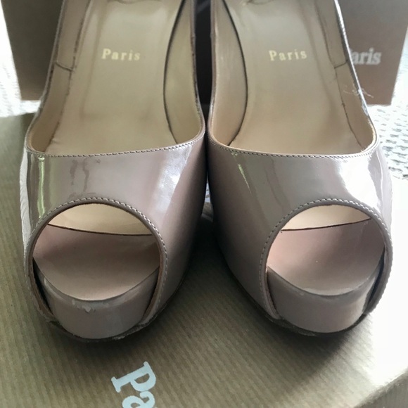 ❌Sold❌ Christian Louboutin Prive 100 Patent - Picture 8 of 8